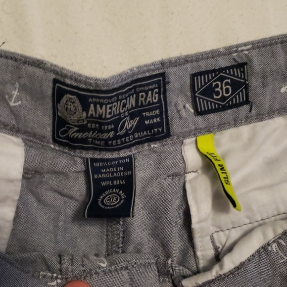 Men's American Rag Grey shorts 36 slim fit - Picture 2 of 3